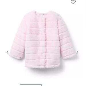 Janie and Jack Channel Faux Fur Coat